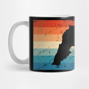 Retro Country Of Lebanon Mug